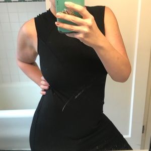 Black work appropriate bodycon dress